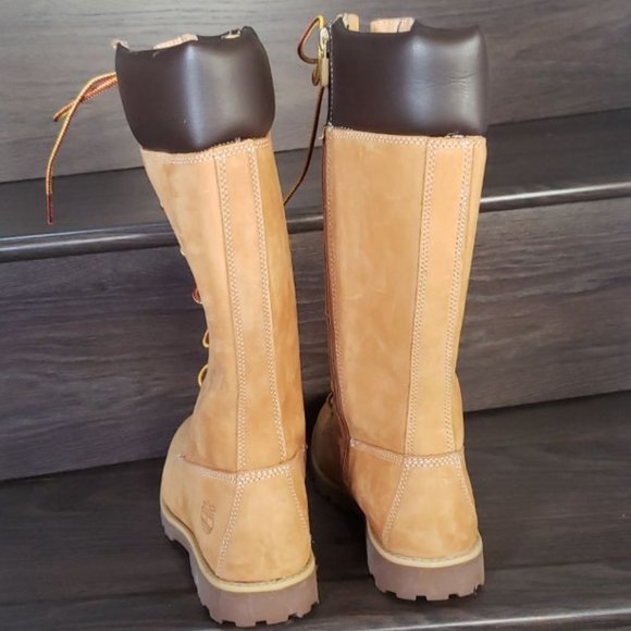 Timberland Girl's Tall Lace Up Boots - Picture 7 of 12